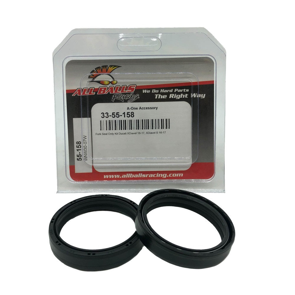 New ALL BALLS Fork Seals - All Balls For DUCATI 33-55-158 | Australian Moto Spares