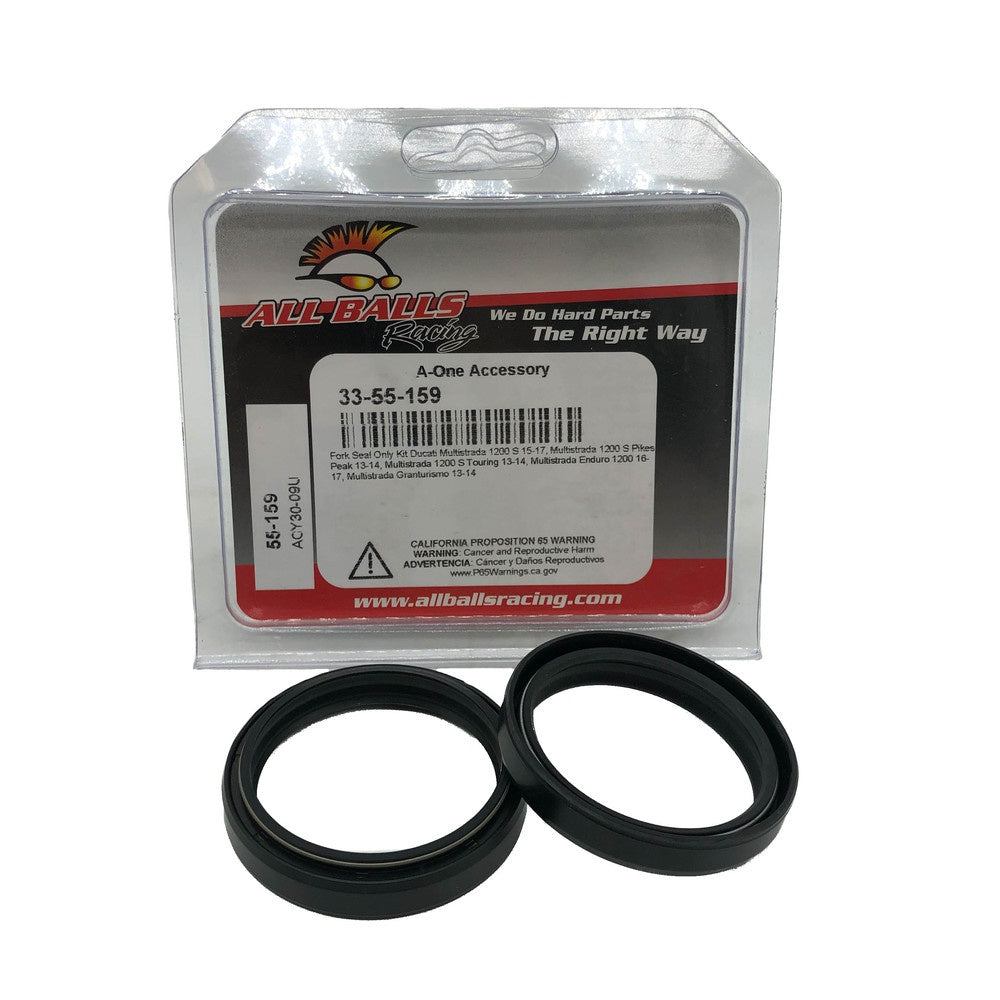 New ALL BALLS Fork Seals - All Balls For DUCATI, GAS-GAS 33-55-159 | Australian Moto Spares