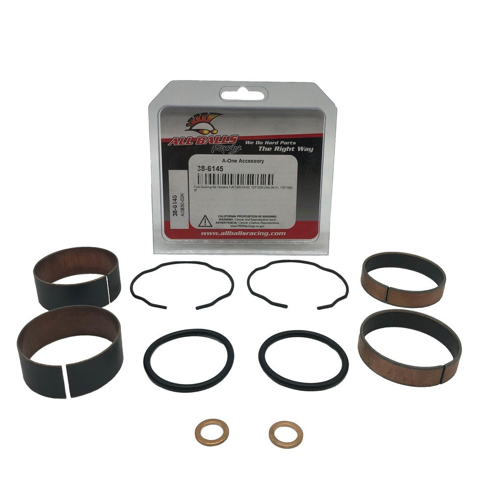 New ALL BALLS Fork Bushing Kit For YAMAHA YZF1000R THUNDERACE, FJR1300 38-6145 | Australian Moto Spares