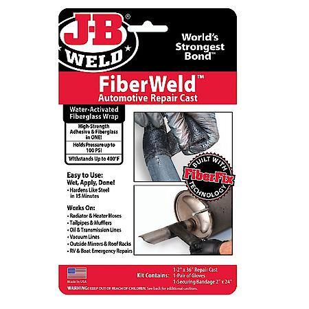 New J-B WELD Fiberweld Fiberglass Wrap Automotive Repair Cast Kit 38237 | Australian Moto Spares