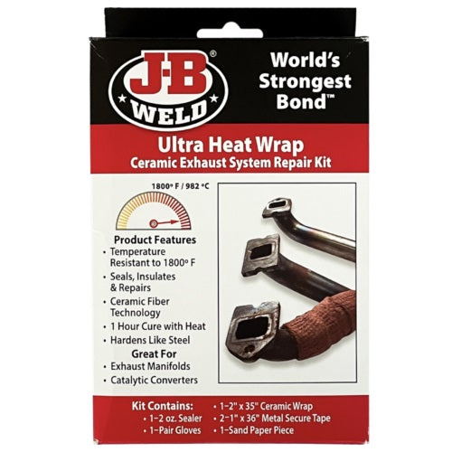 New J-B WELD Ceramic Fiber Technology Exhaust Ultra Heat Wrap 38553 | Australian Moto Spares