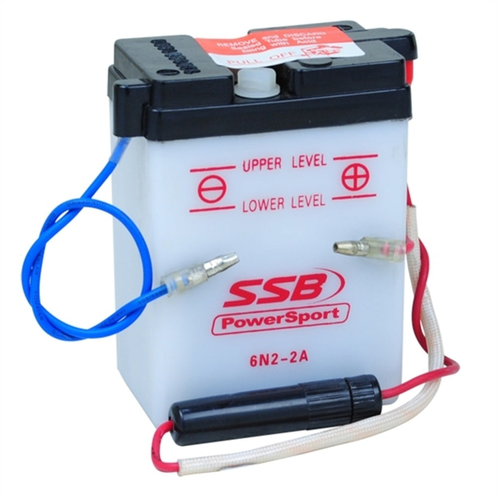 New SSB Power Sport Lead Acid Battery For SUZUKI PE250, PE400, PE175 4-6N2-2A