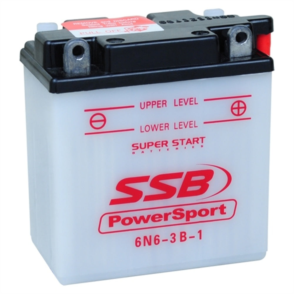 New SSB Power Sport Lead Acid Battery For KAWASAKI, YAMAHA 4-6N6-3B-1