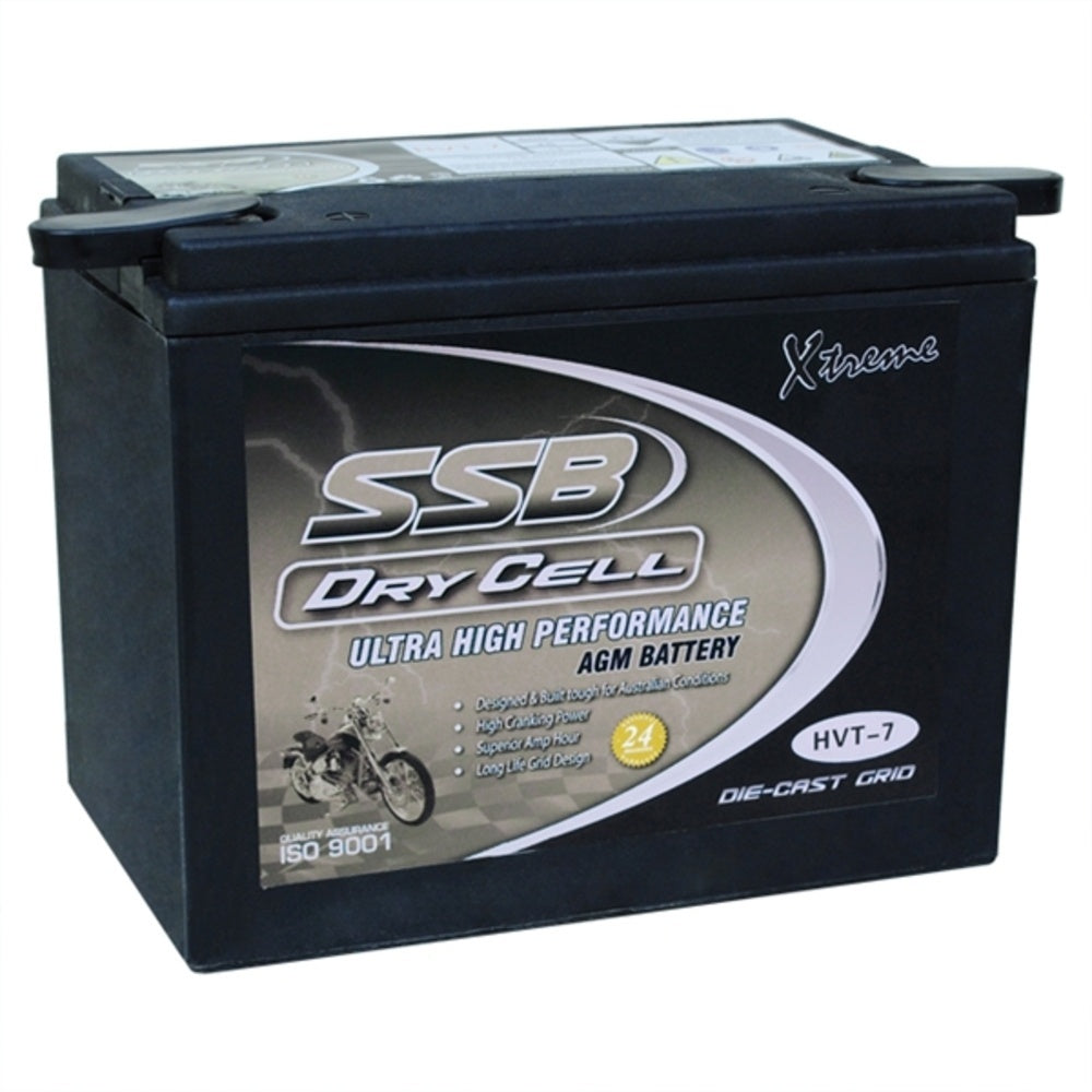 SSB 12 Volt Dry Fit Heavy Duty AGM Batterie For HARLEY DAVIDSON 4-HVT-7 | Australian Moto Spares
