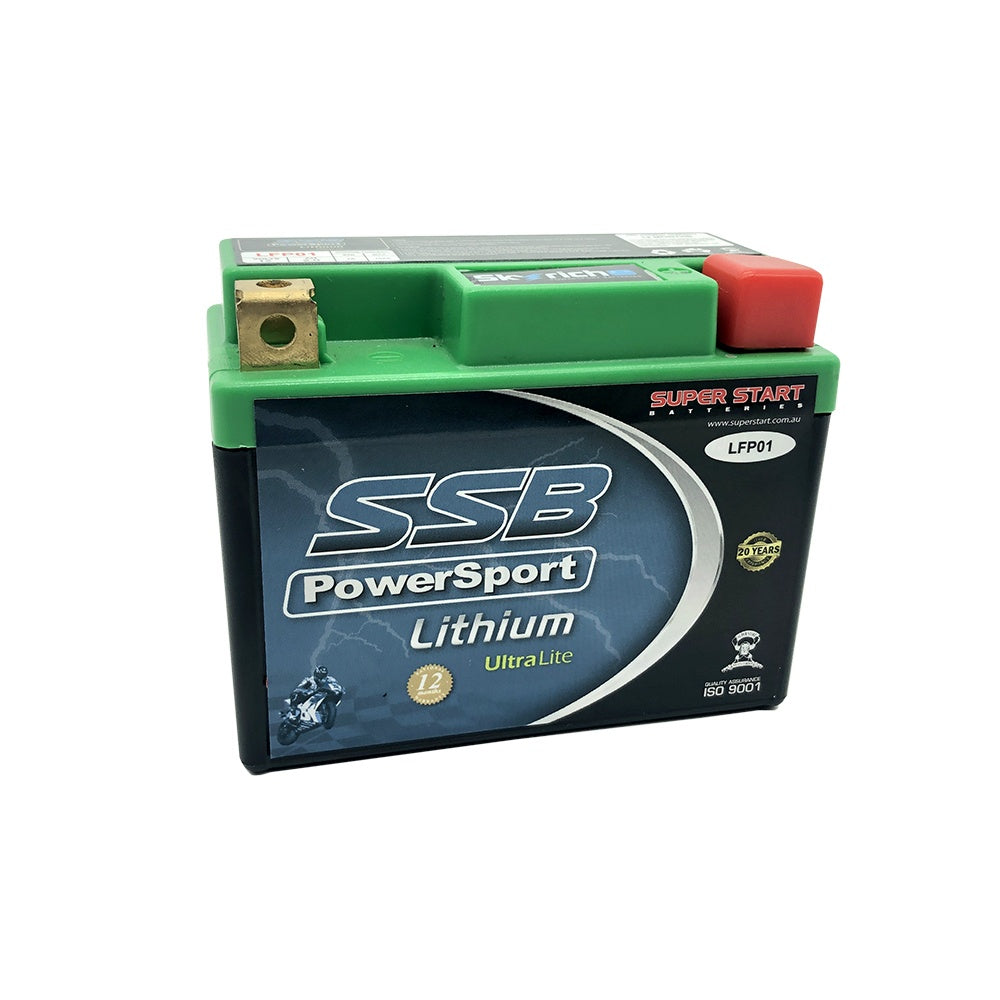 New SSB Power Sport Lithium Battery - Ultralight For KAWASAKI 4-LFP01 | Australian Moto Spares