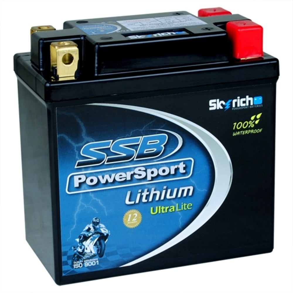 SSB Power Sport Lithium Battery-Ultralight For BMW F900 R, F900 XR 4-LFP14AHQ-BS | Australian Moto Spares
