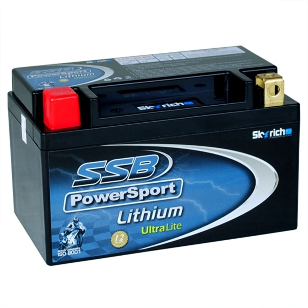 New SSB Power Sport Lithium Battery - Ultralight 4-LFP14H-BS