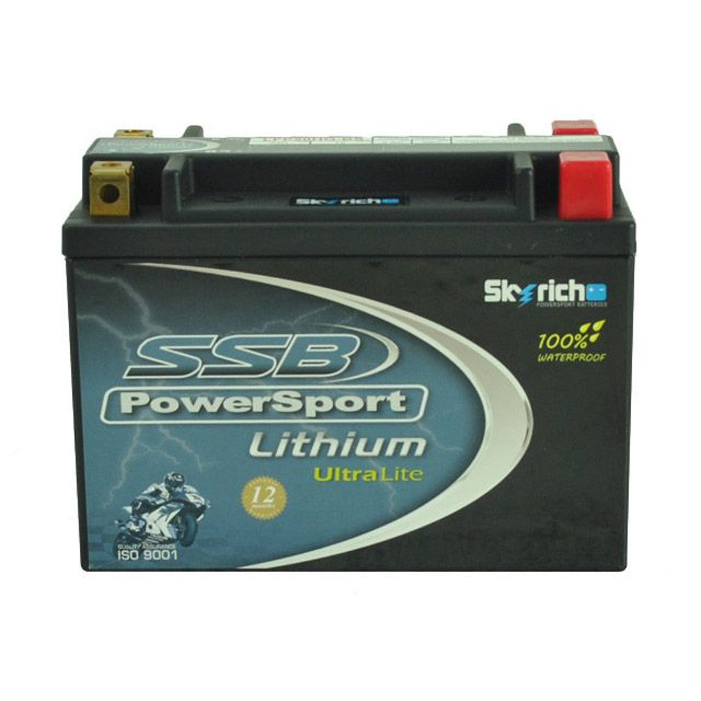 New SSB Power Sport Lithium Battery - Ultralight (+ -) 4-LFP20HQ-BS | Australian Moto Spares