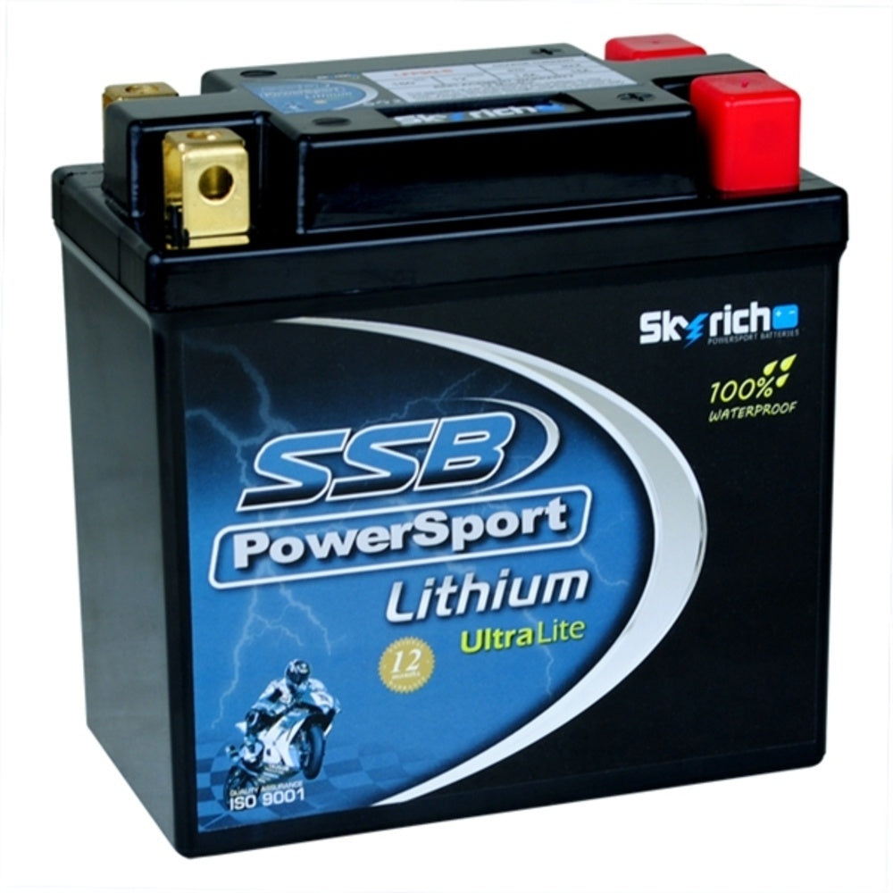 SSB Power Sport Lithium Battery-Ultralight For GILERA 125 DNA, 180 DNA 4-LFP9Q-B