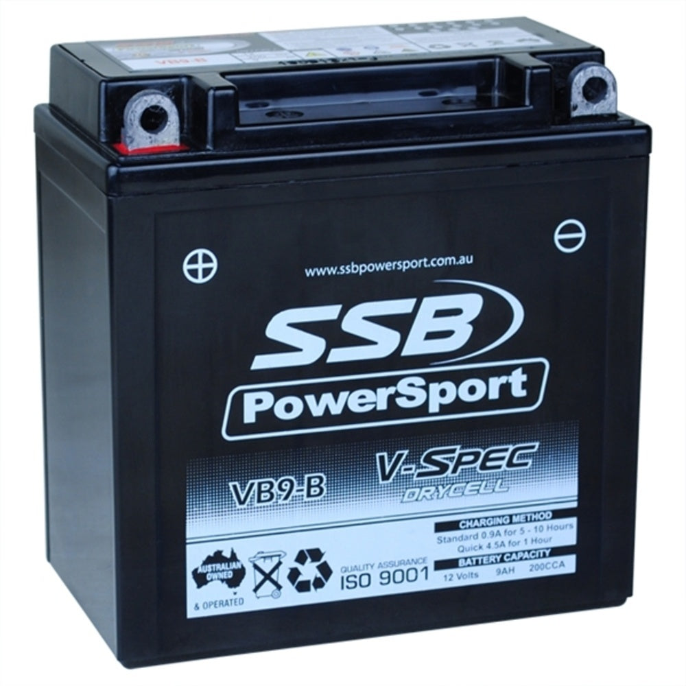 SSB 12 Volt V-Spec High Perform AGM Battery For DAELIM VS125 CRUISER 4-VB9-B | Australian Moto Spares
