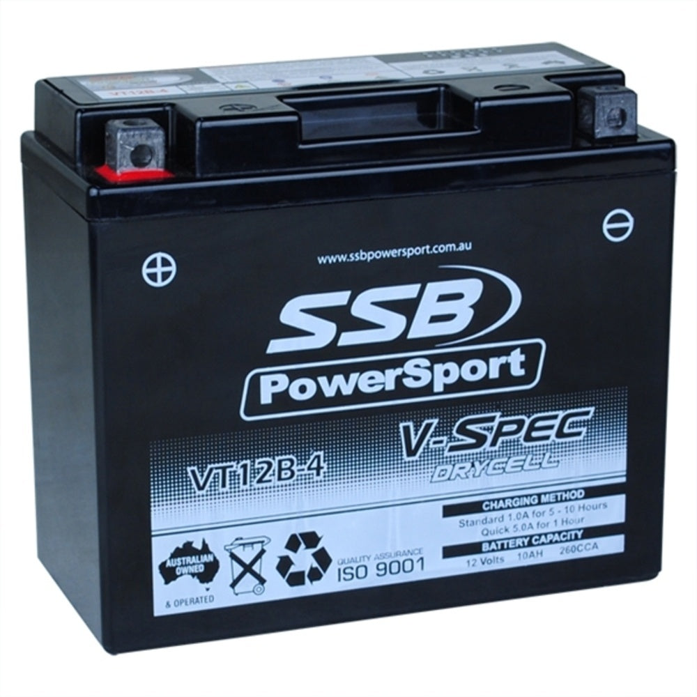 New SSB 12 Volt V-Spec High Perform AGM Battery 4-VT12B-4