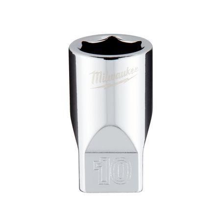 New Milwaukee 1/4In Drive 10Mm Metric 6-Point Socket - 45349036