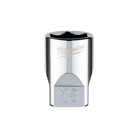 New Milwaukee 1/4In Drive 13Mm Metric 6-Point Socket - 45349039