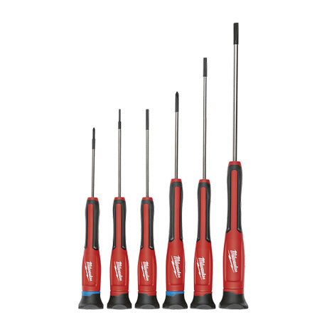 New Milwaukee 6Pc Precision Screwdriver Set W/ Case - 48222606