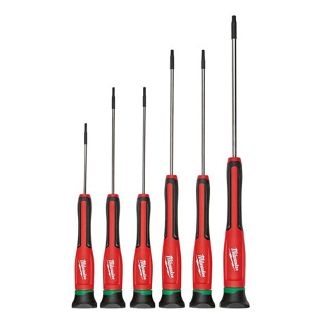 New Milwaukee 6Pc Torx Precision Screwdriver Set W/ Case - 48222610