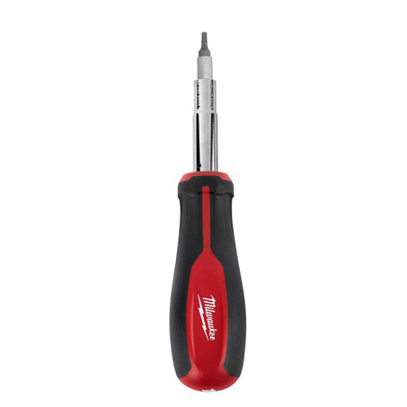 New Milwaukee Comfortable Tri-Lobe Handle 11in 1 Multi Bit Screwdriver 48222761