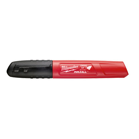 New Milwaukee Inkzall Medium Chisel Black Marker - 48223103