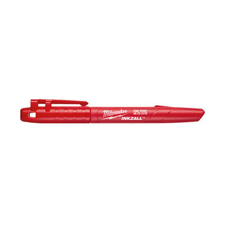 New Milwaukee Inkzall Red Fine Point Markers (1 Pk) - 48223170