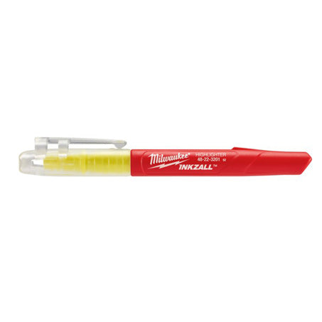 New Milwaukee Workshop Useful Inkzall Yellow Highlighters 5 Pack 48223201