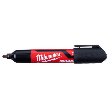 New Milwaukee Inkzall Black Large Chisel Tip Marker - 48223255