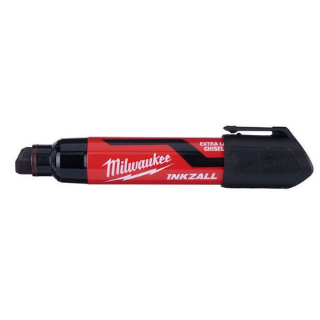 New Milwaukee Inkzall Black Extra Large Chisel Tip Marker - 48223265