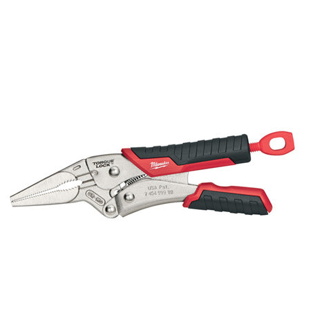 New Milwaukee 152Mm (6In) Torque Lock Long Nose Locking Pliers With Durable Grip