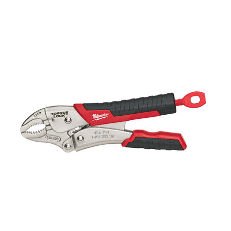 New Milwaukee 178Mm (7In) Torque Curved Jaw Locking Pliers With Durable Grip