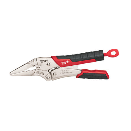 New Milwaukee 228Mm (9In) Torque Lock Long Nose Locking Pliers With Durable Grip