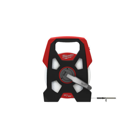 New Milwaukee Metal Handle 30M Open Reel Long Tape Measure 48225203 | Australian Moto Spares