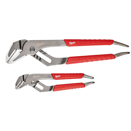 New Milwaukee 152Mm (6In) & 254Mm (10In) Straight Jaw Pliers Set - 48226330