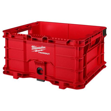 New Milwaukee 406 X 330 x 228mm Packout 22kg Weight Capacity Crate 48228440