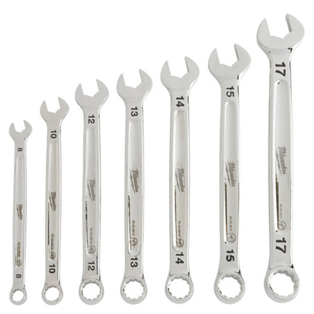 New Milwaukee 7Pc Combination Wrench Set - Metric - 48229507