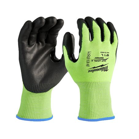 New Milwaukee High-Visibility Cut Level 2 Glove - S - 48738920