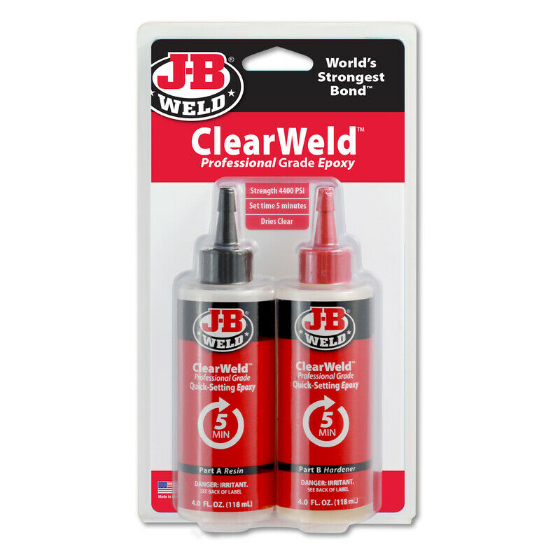 New J-B WELD Professional Grade Clearweld Pro Size 118ml Bottle 50240H | Australian Moto Spares