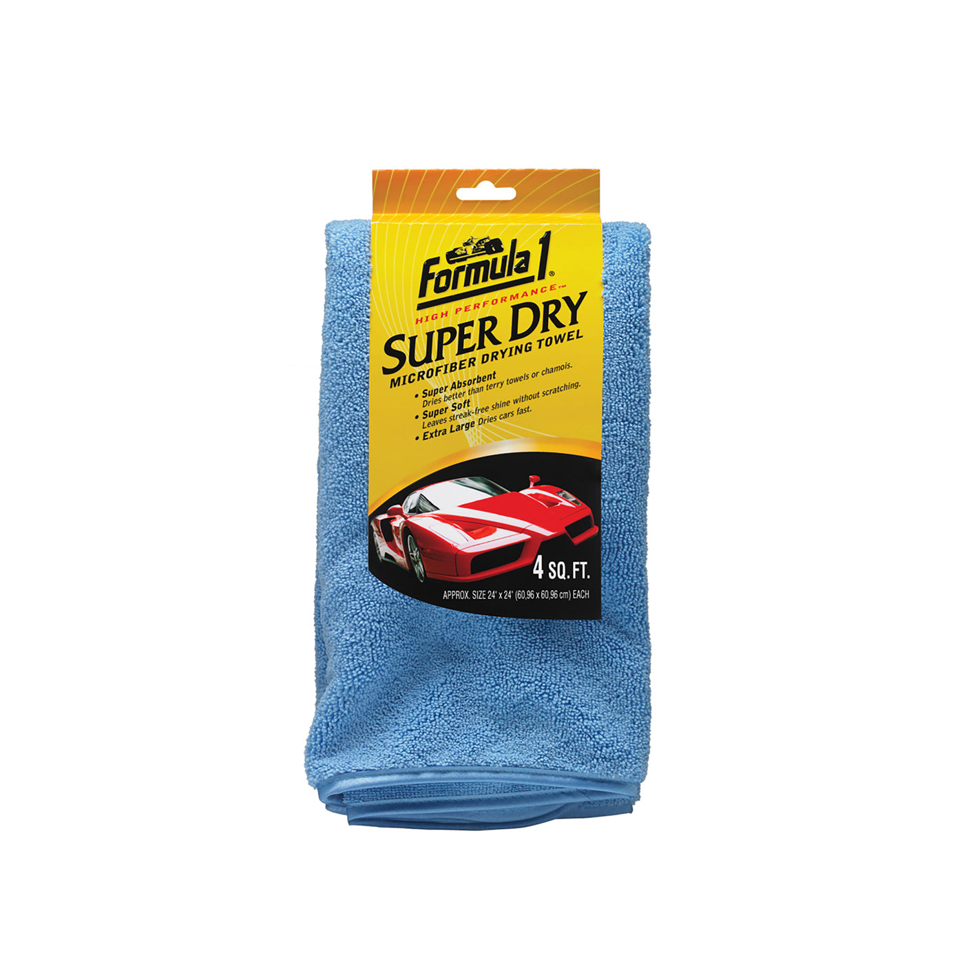 New FORMULA 1 Super Dry Extra-Large Microfibre Drying Towel - 1Pk 625045