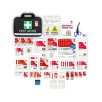 New ST JOHN AMBULANCE Large First Aid Kit, Comprehensive, Water Resistant #640003