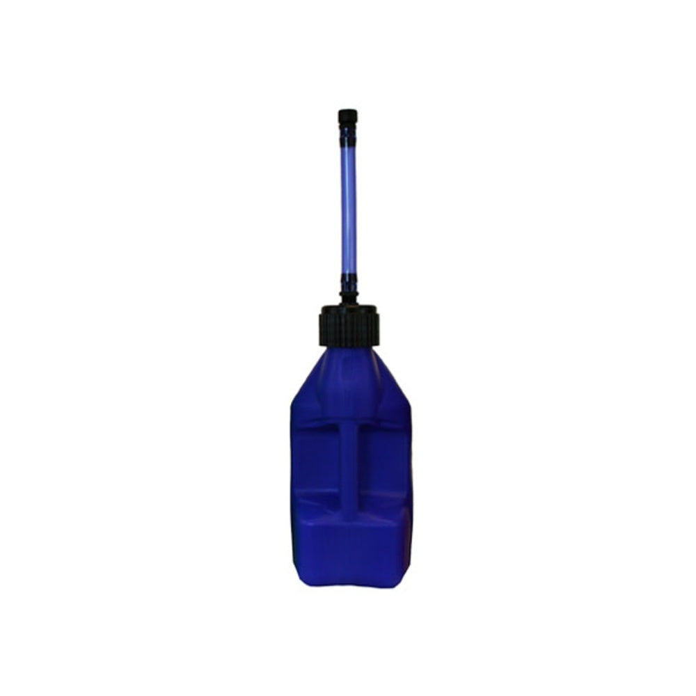 TUFF JUG 2.7gal/10L Blue with Black Standard Cap/Blue Flex Spout 7-BUS10-FFS003V