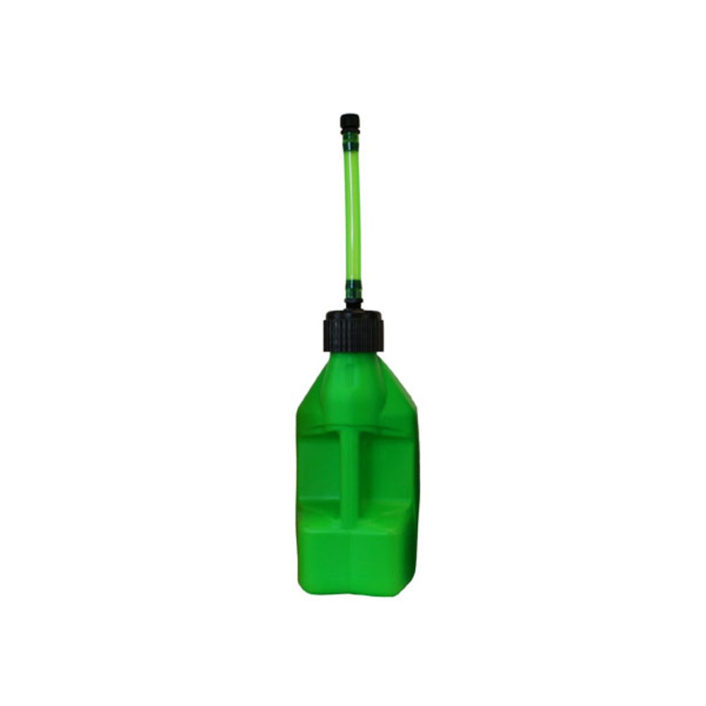 TUFF JUG 5gal/20L Kawasaki Green w/Blk StandardCap/Kawi Flex Spout 7-KUS-FFS002V