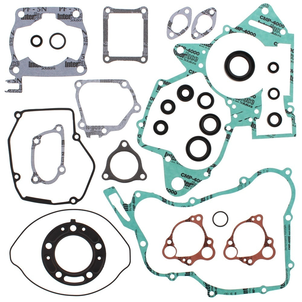 New VERTEX Gasket Kit - Complete with Oil Seals For HONDA CR125R 811235 | Australian Moto Spares
