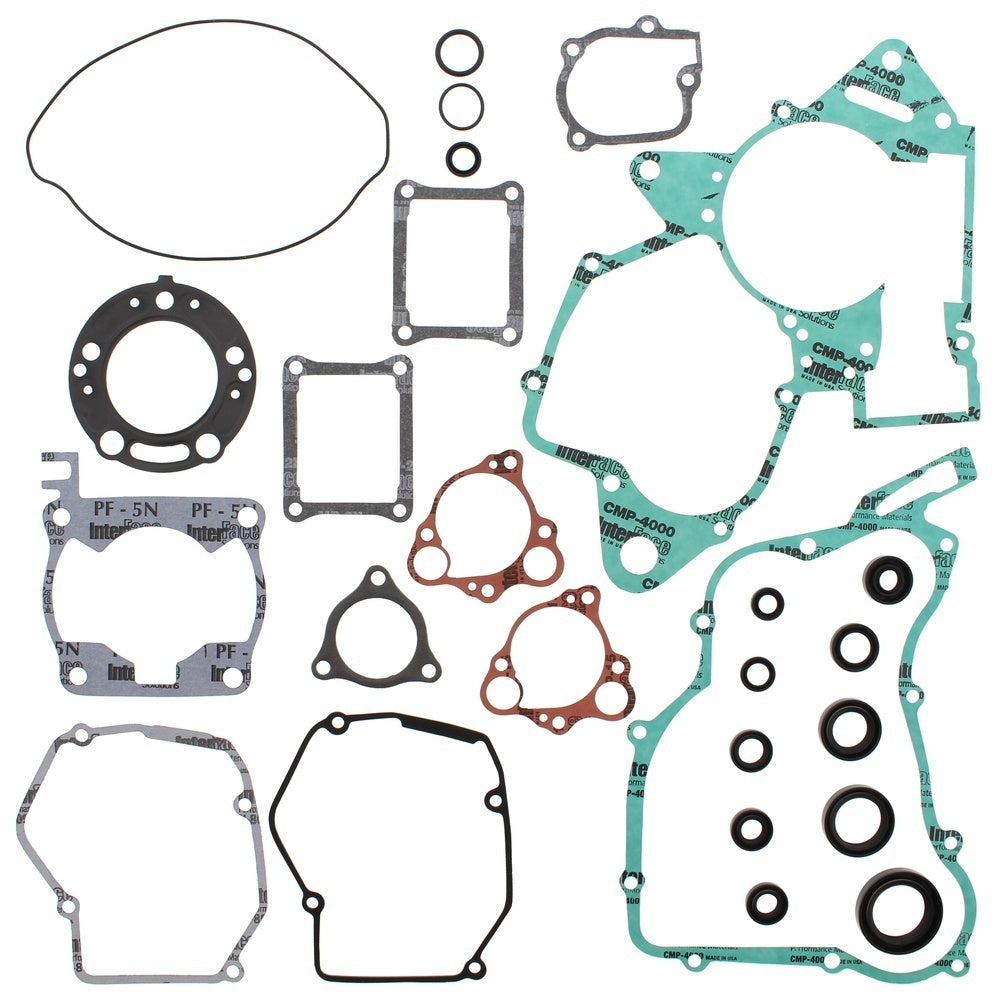 New VERTEX Gasket Kit - Complete with Oil Seals For HONDA CR125R 811237 | Australian Moto Spares
