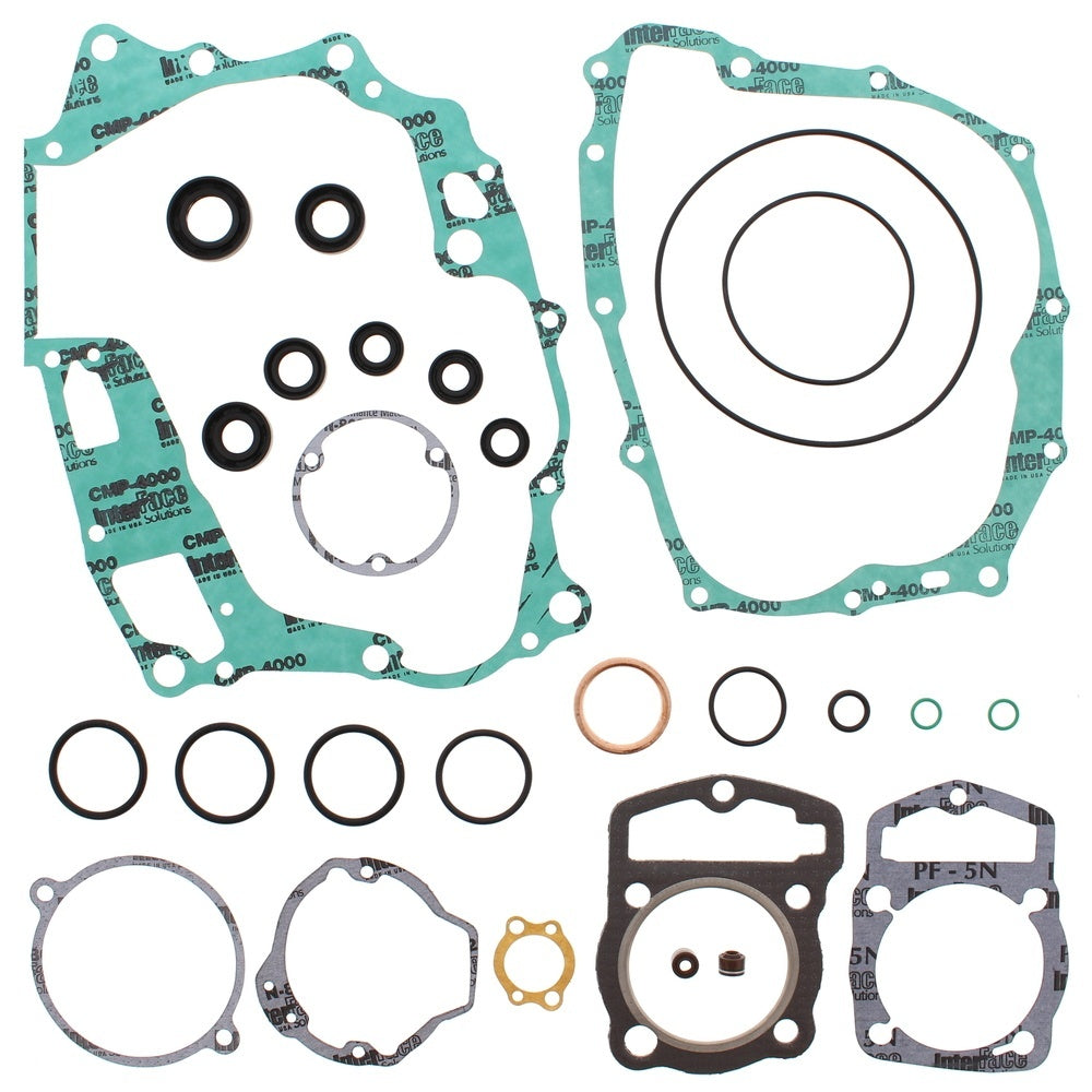 New VERTEX Gasket Kit - Complete with Oil Seals For HONDA XR200R 811240 | Australian Moto Spares