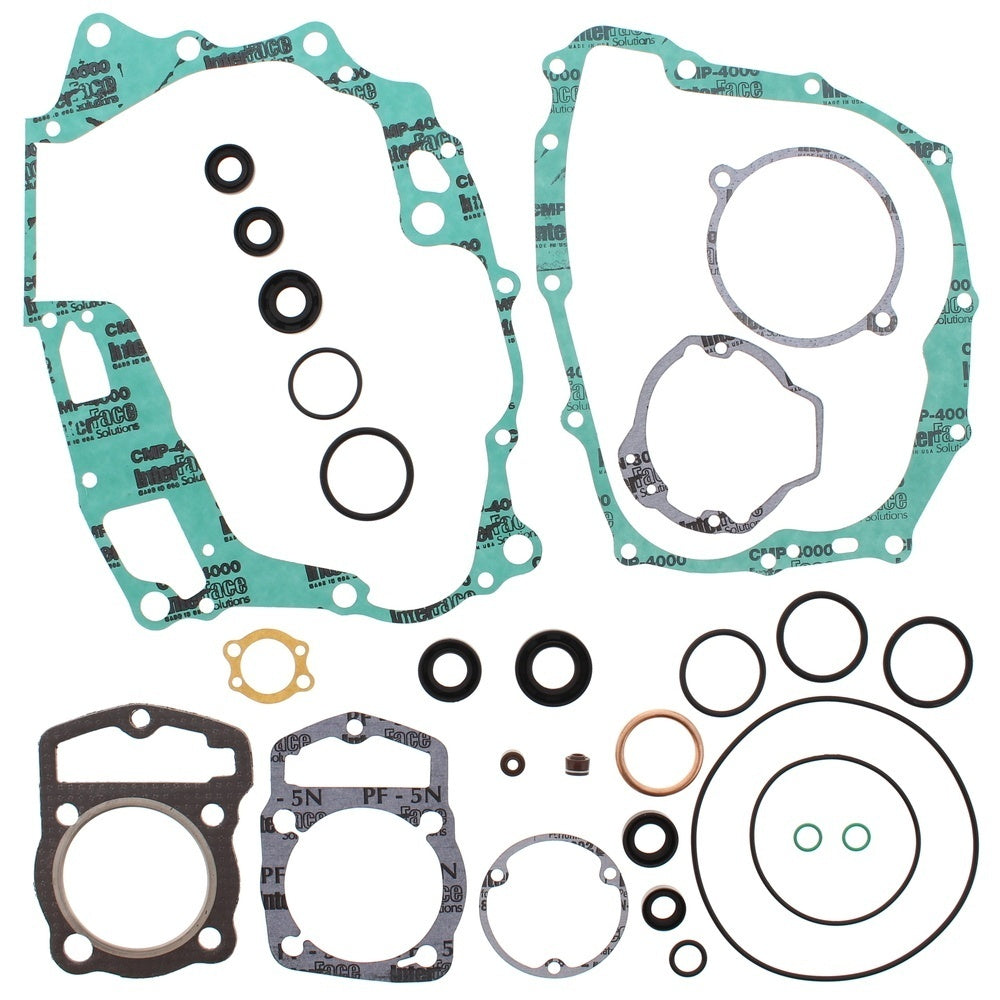 New VERTEX Gasket Kit - Complete with Oil Seals For HONDA XR200R 811241 | Australian Moto Spares