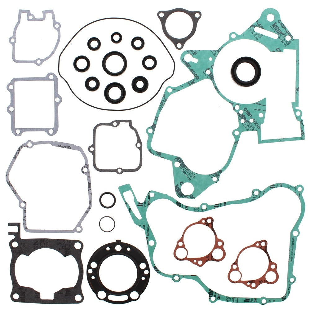 New VERTEX Gasket Kit - Complete with Oil Seals For HONDA CR125R 811243 | Australian Moto Spares