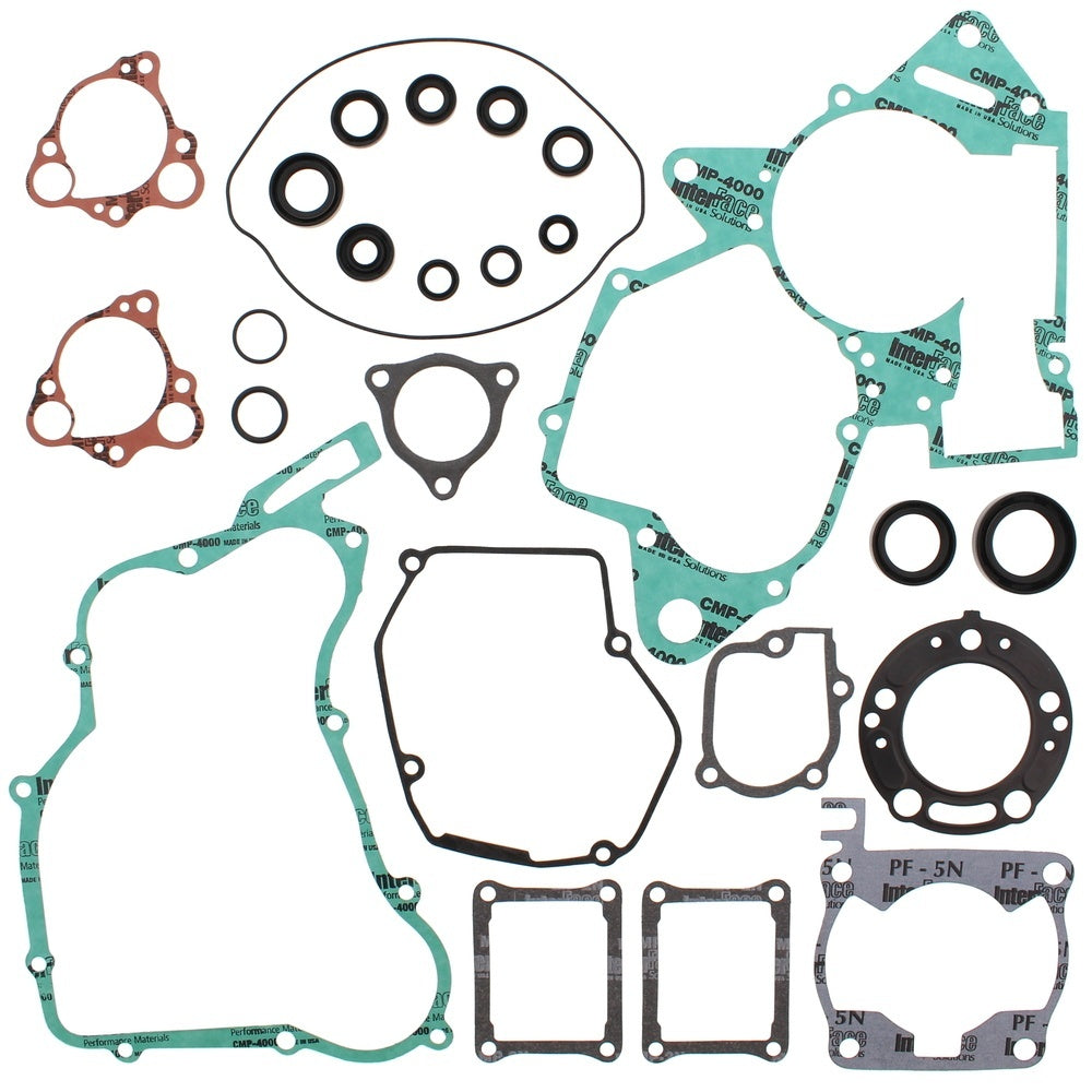 New VERTEX Gasket Kit - Complete with Oil Seals For HONDA CR125R 811247 | Australian Moto Spares