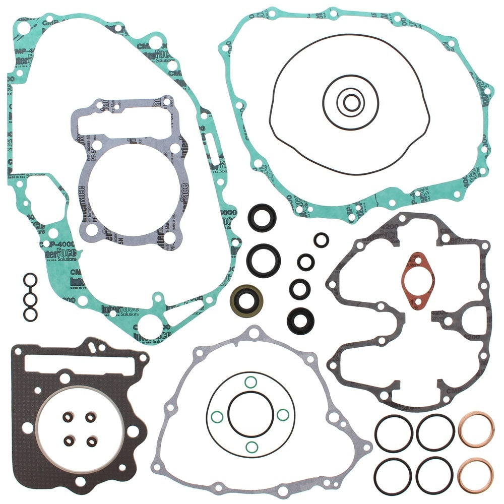 New VERTEX Gasket Kit - Complete with Oil Seals For HONDA XR400R 811265 | Australian Moto Spares