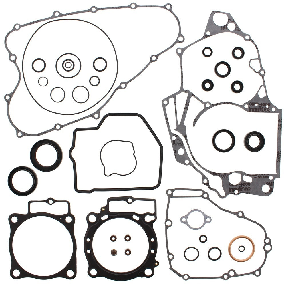 New VERTEX Gasket Kit - Complete with Oil Seals For HONDA CRF450R 811284 | Australian Moto Spares