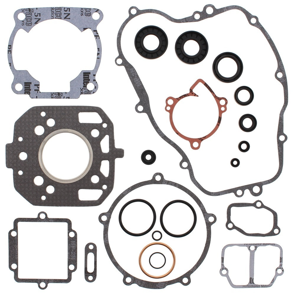 New VERTEX Gasket Kit - Complete with Oil Seals For KAWASAKI KX125 811421 | Australian Moto Spares
