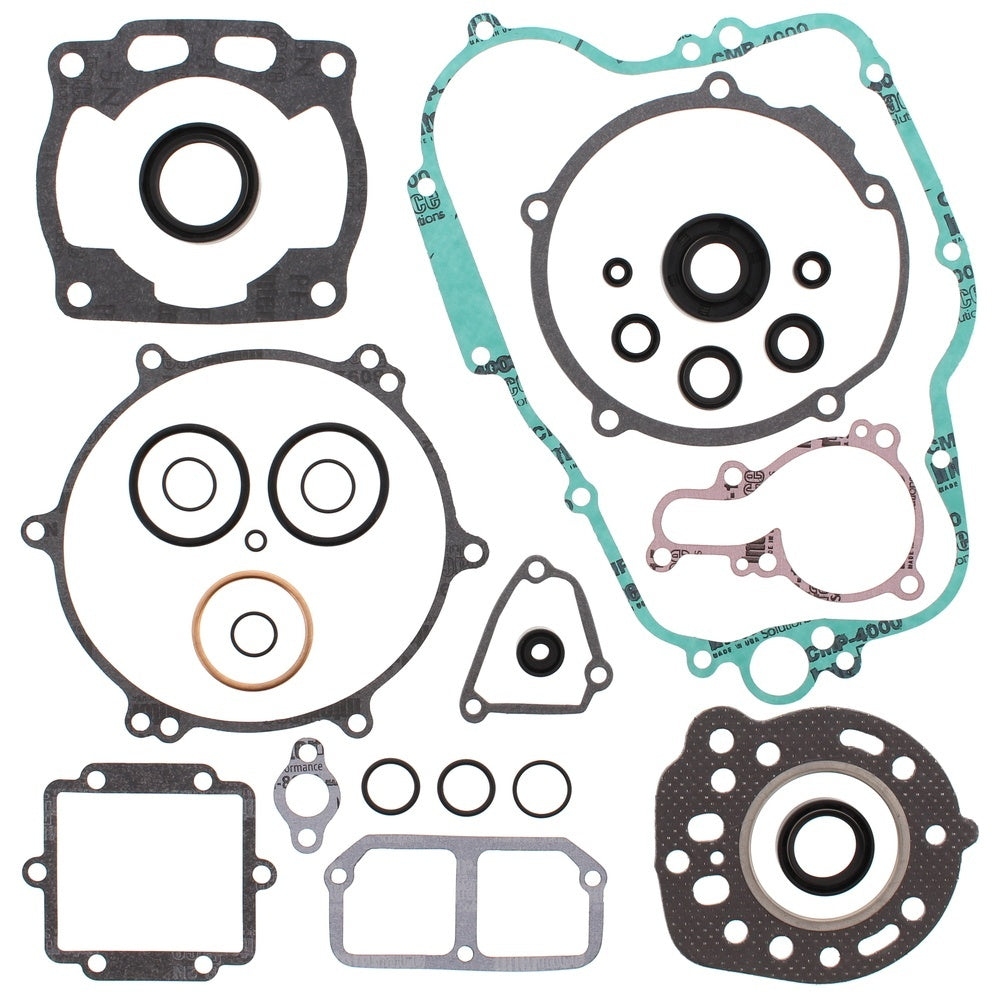New VERTEX Gasket Kit - Complete with Oil Seals For KAWASAKI KX125 811422 | Australian Moto Spares