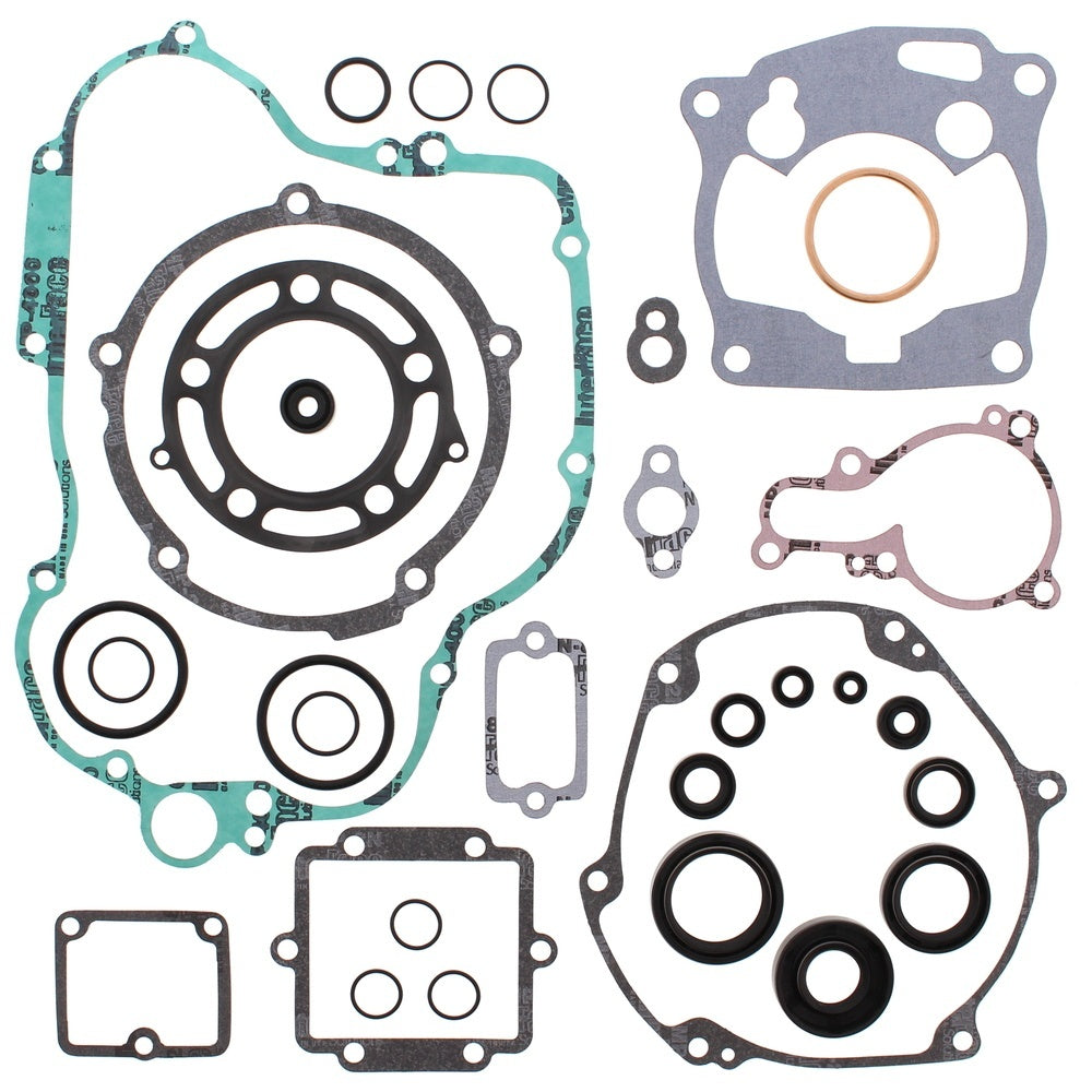 New VERTEX Gasket Kit - Complete with Oil Seals For KAWASAKI KX125 811424 | Australian Moto Spares