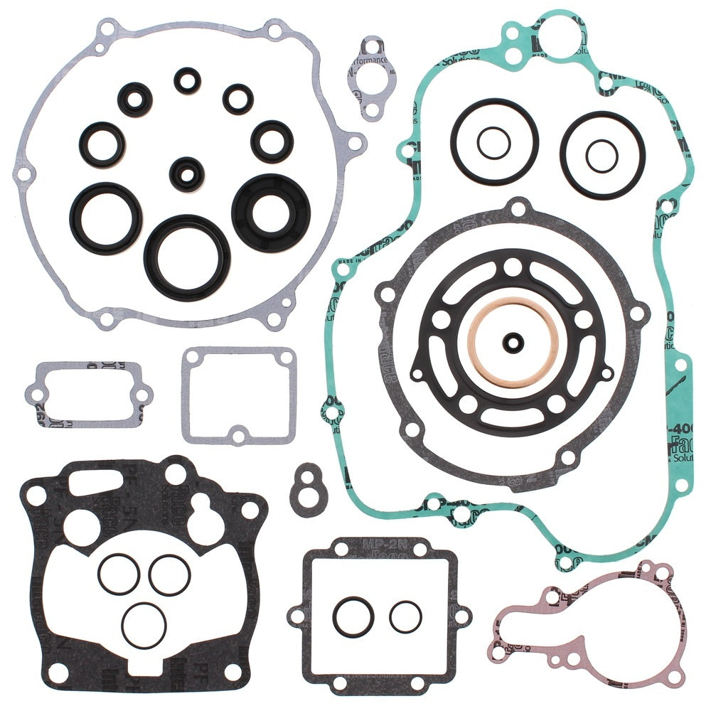 New VERTEX Gasket Kit - Complete with Oil Seals For KAWASAKI KX125 811425 | Australian Moto Spares